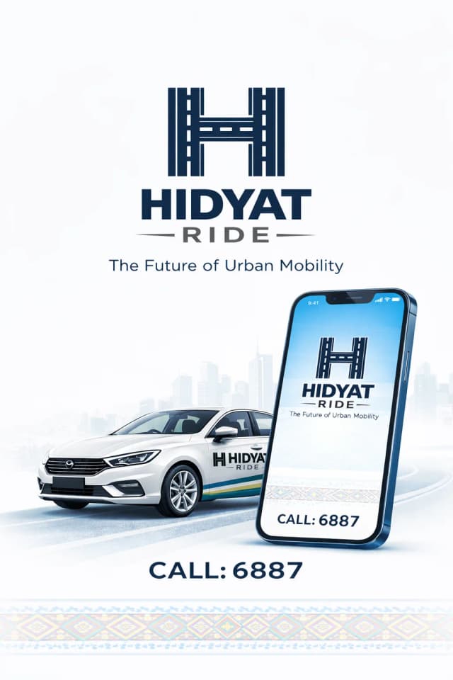 Hidyat Ride App - Book your ride
